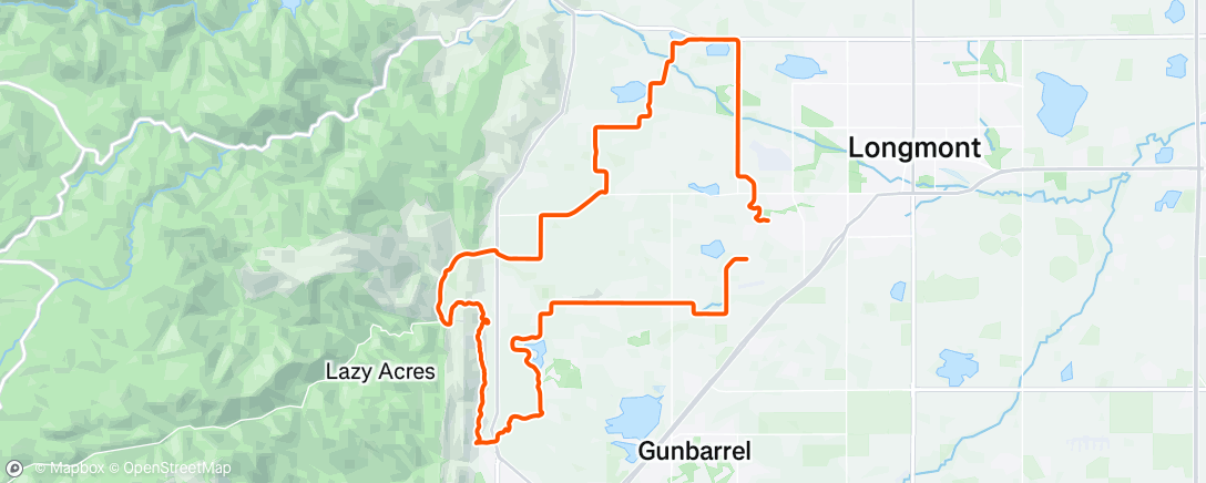 Mapa de la actividad (Morning Gravel Ride)