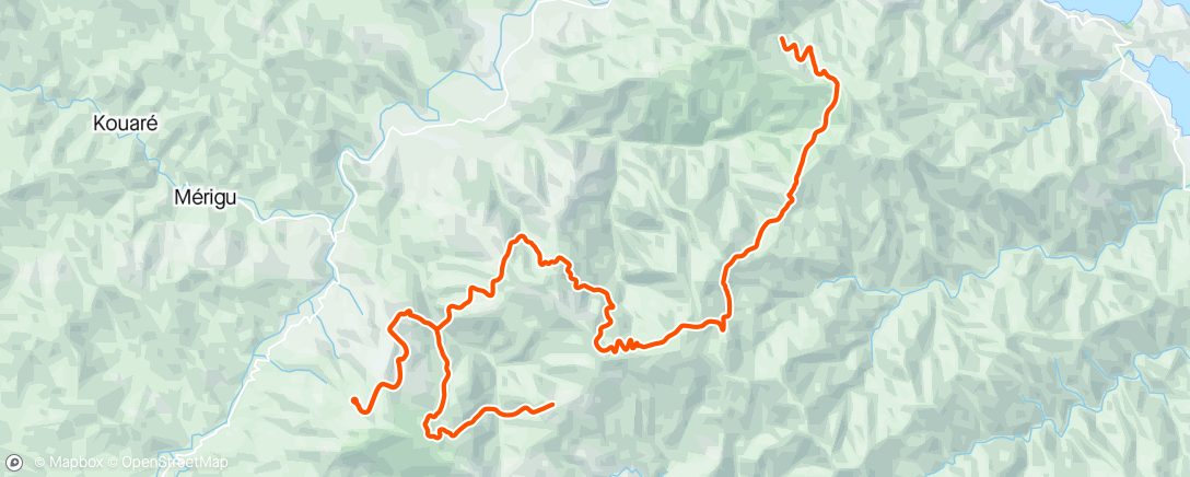Map of the activity, Zwift - F2 Long on Col du Rosier in France