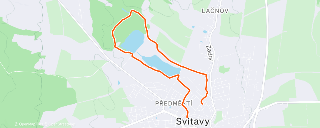 Map of the activity, Tricafe social run 🕺🏻🤩