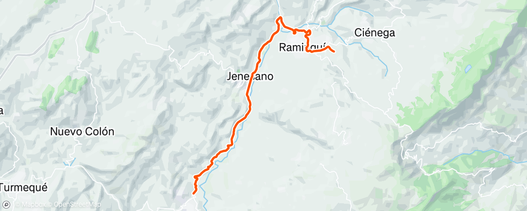 Map of the activity, Morning Ride