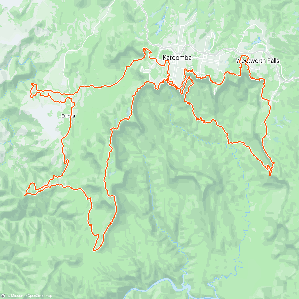 Mapa de la actividad (UTA 100km, 5th place)