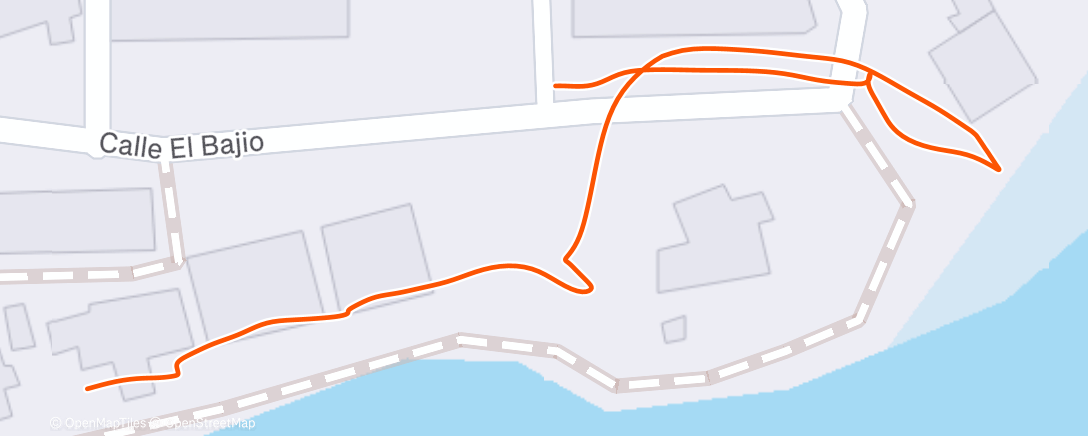 活动地图，Caminata de mañana