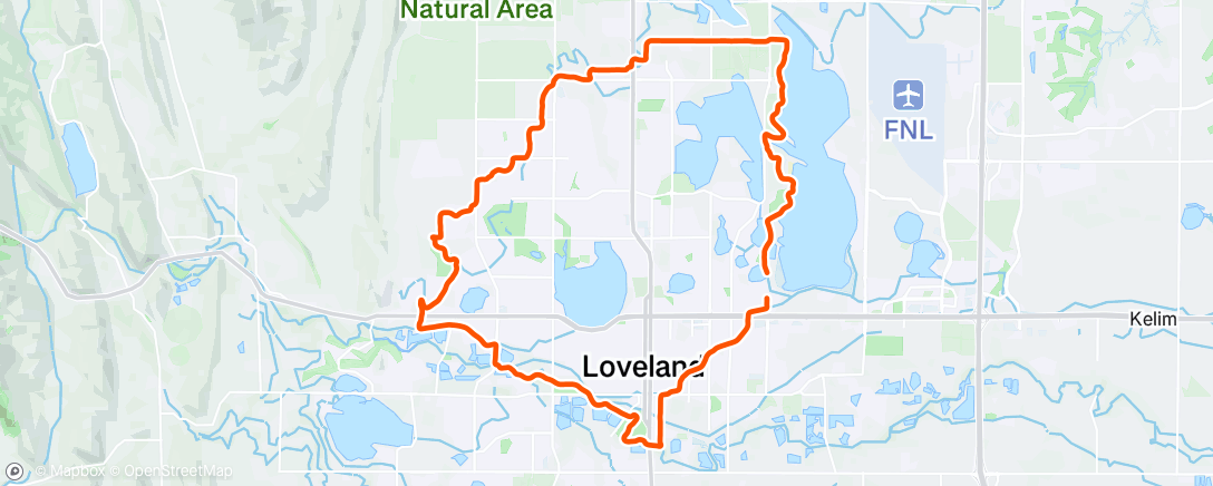 Map of the activity, Loveland