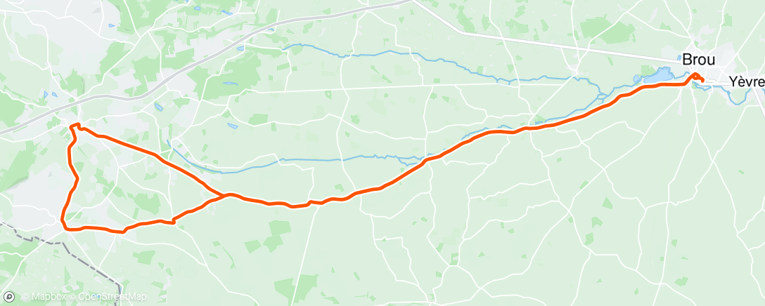 Map of the activity, Sortie vélo dans l'après-midi