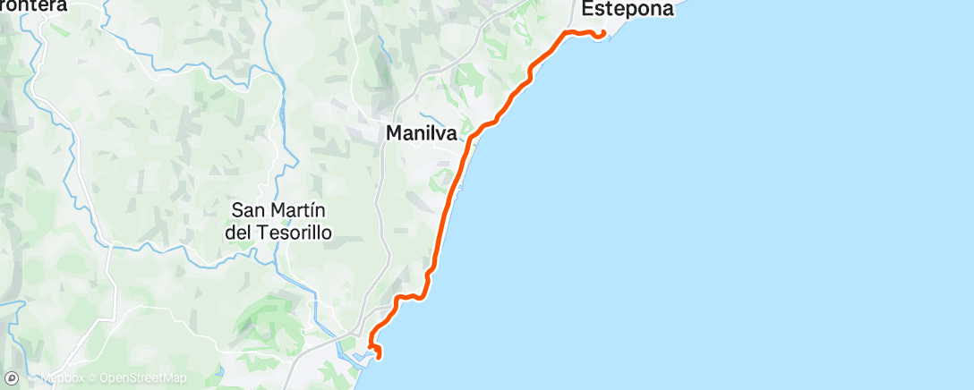 Map of the activity, Costa cruisers 😎 Zumo en Ke 🍹