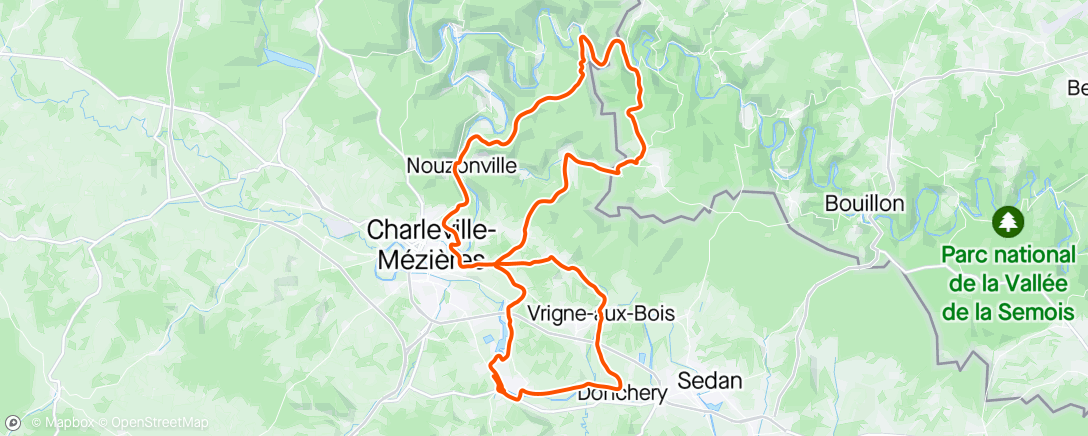 Map of the activity, Chez les Belges... 1ère de l'année