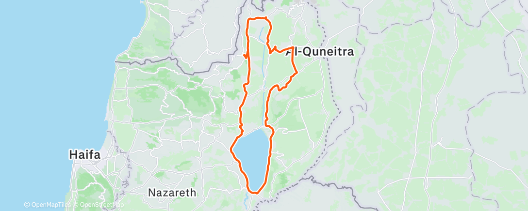 Карта физической активности (Morning Ride)