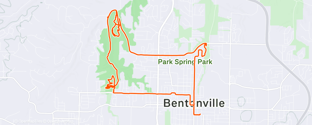 Map of the activity, Slay Ride