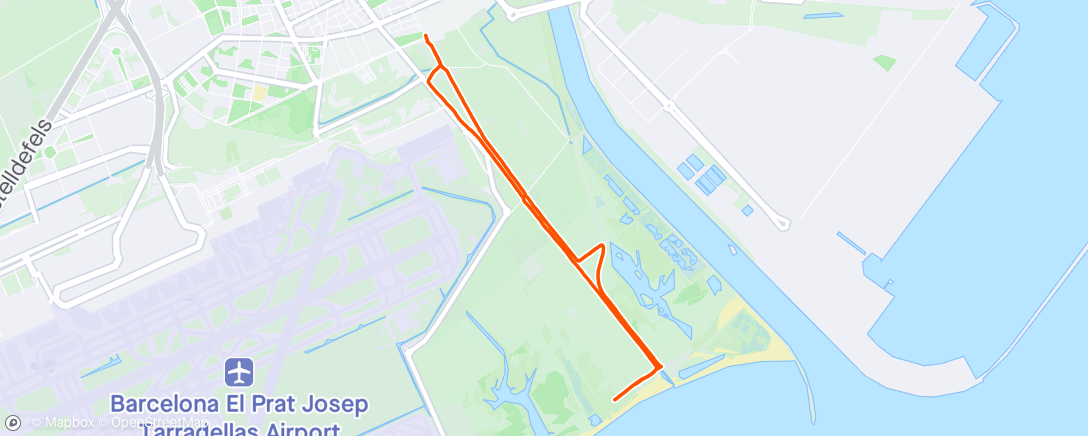 Mapa de la actividad, Caminata a la hora del almuerzo