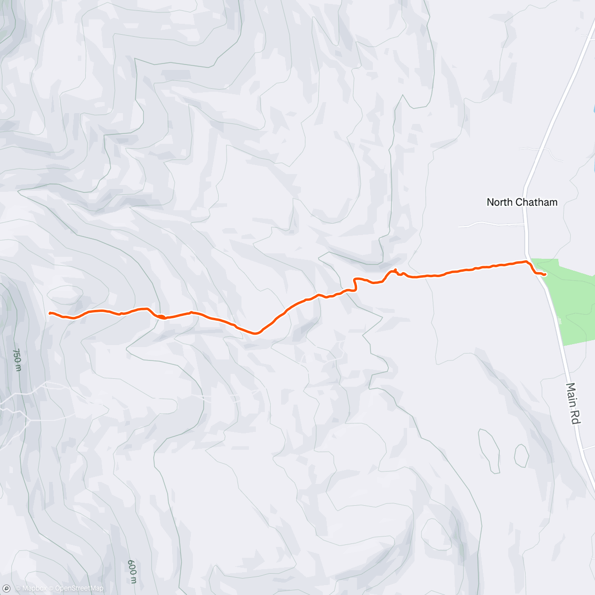 Map of the activity, Baldface Overnight Pt 2