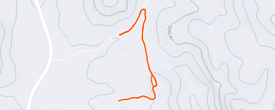 Карта физической активности (Morning Trail Run)