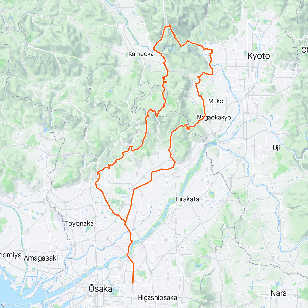 Map of the activity, Half gravel ride🧸