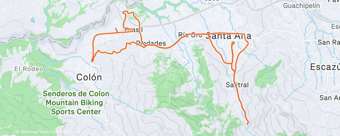 Map of the activity, Salitral x3