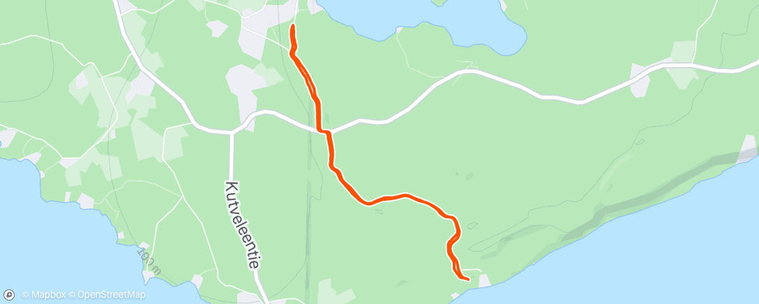 Map of the activity, Lunch Walk