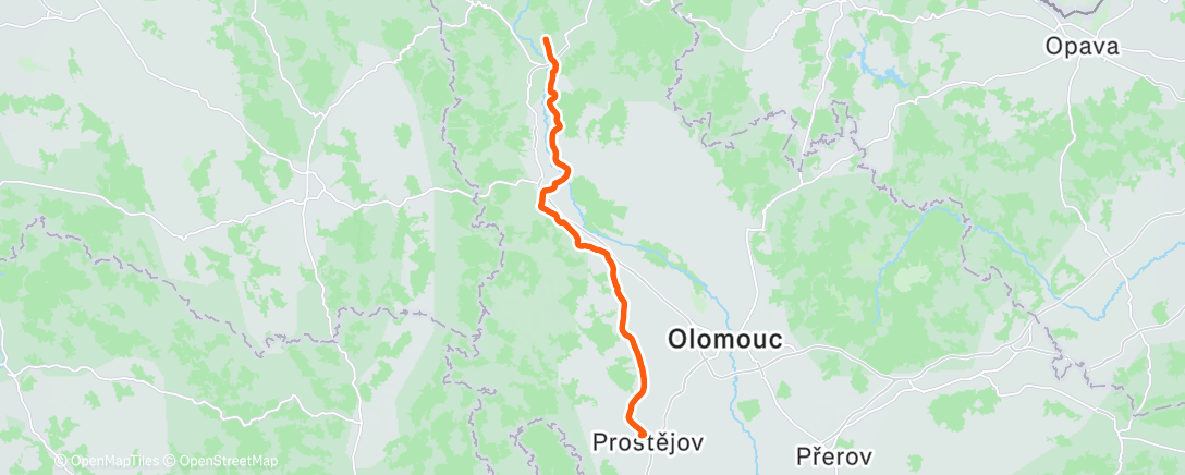 Map of the activity, Afternoon Ride🎄