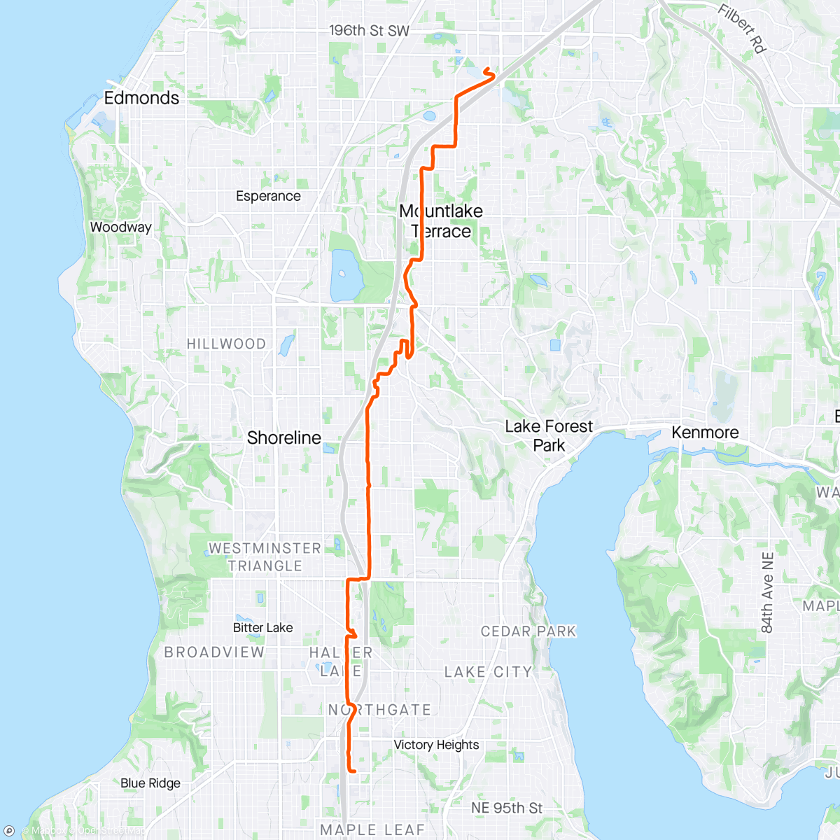 Mappa dell'attività Checking out the Lynnwood link extension