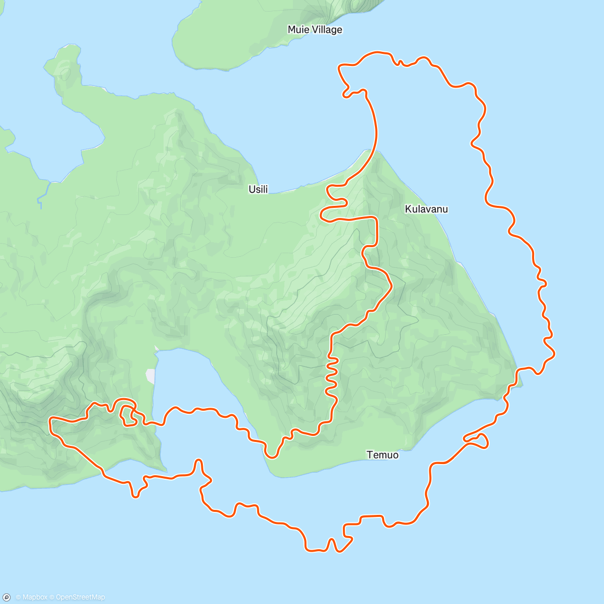 Map of the activity, Zwift - Race: HISP WINTER TOUR STAGE 10 (A) on Tides and Temples in Watopia