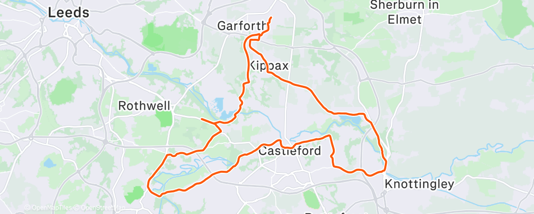 Карта физической активности (Morning Ride)