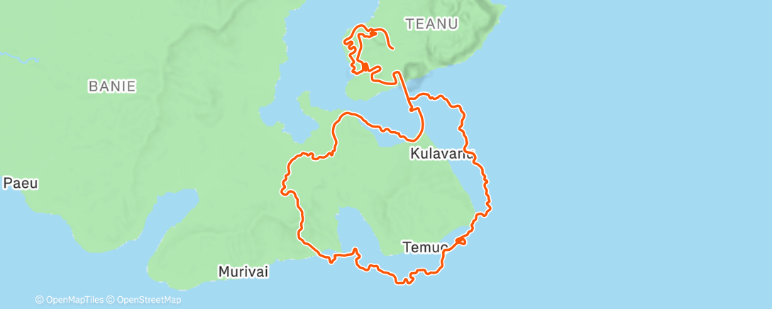 Peta aktivitas, Zwift - New Workout on Sugar Cookie in Watopia