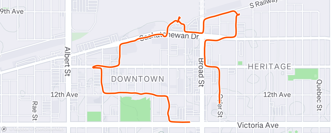 Map of the activity, Afternoon Ride