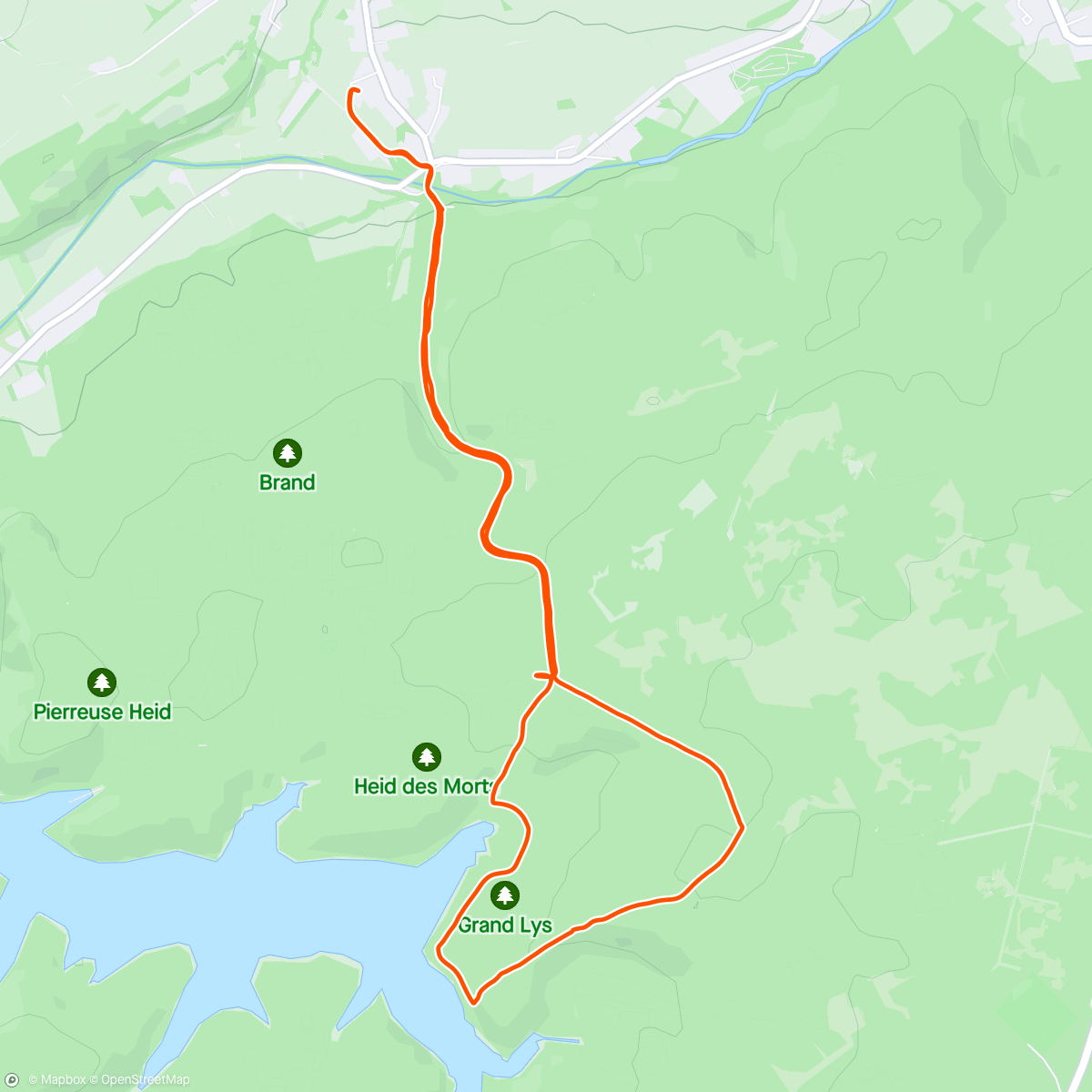Map of the activity, Toeristische wandeling
