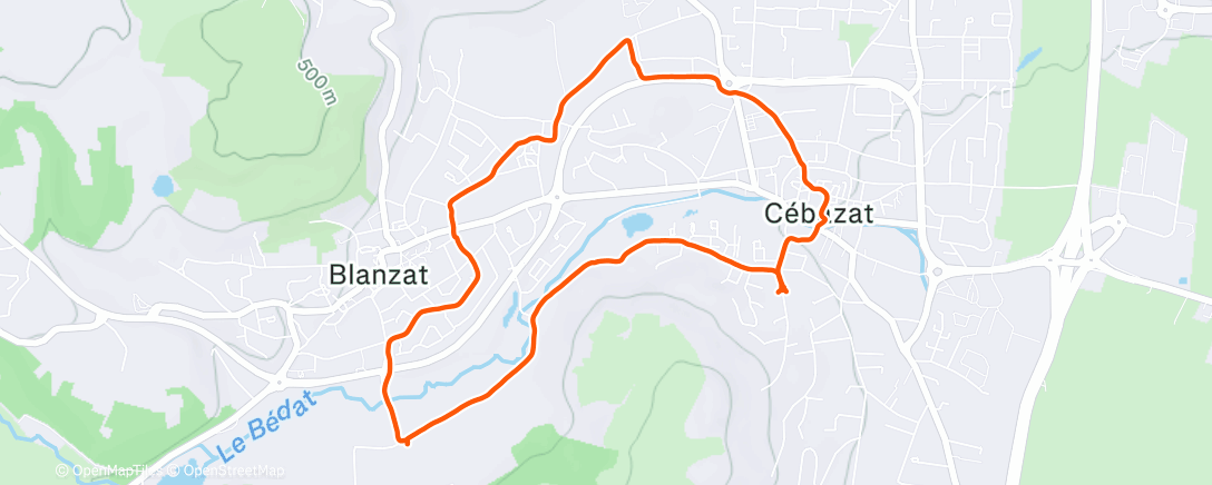 Map of the activity, Canirun