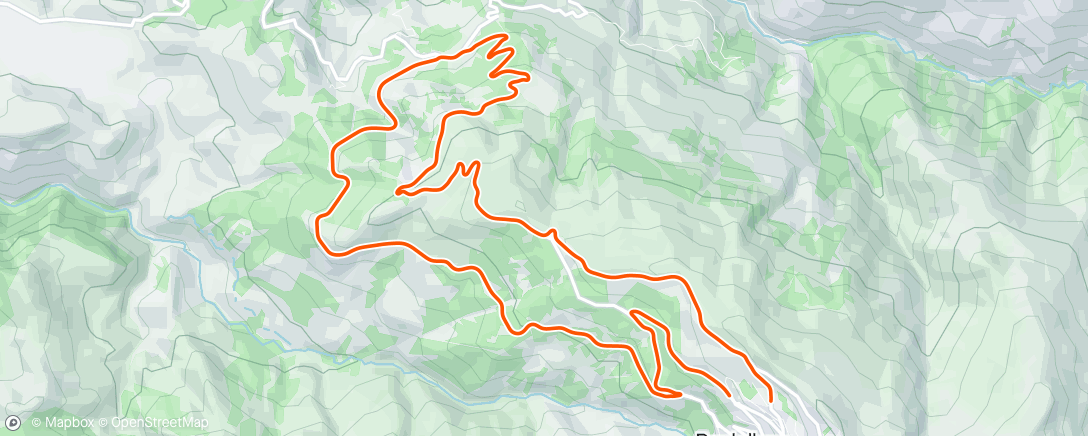 Map of the activity, Sierra Nevada #4 💆‍♂️