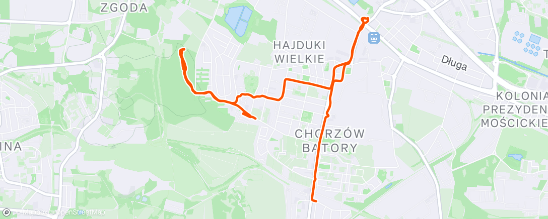 Map of the activity, Afternoon Ride