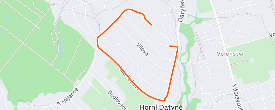 Карта физической активности (Afternoon Walk)