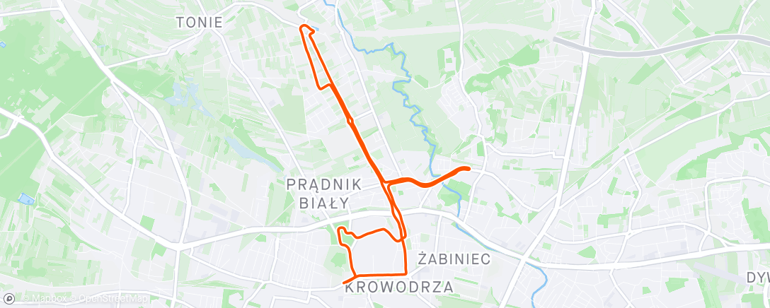 Mapa de la actividad, piłowanie z rana