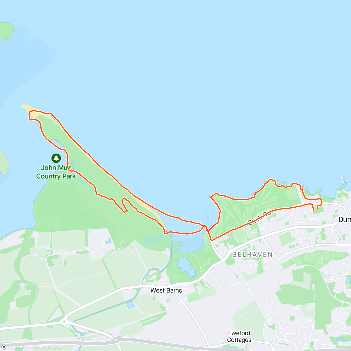 Map of the activity, Across the bridge to nowhere & the bay