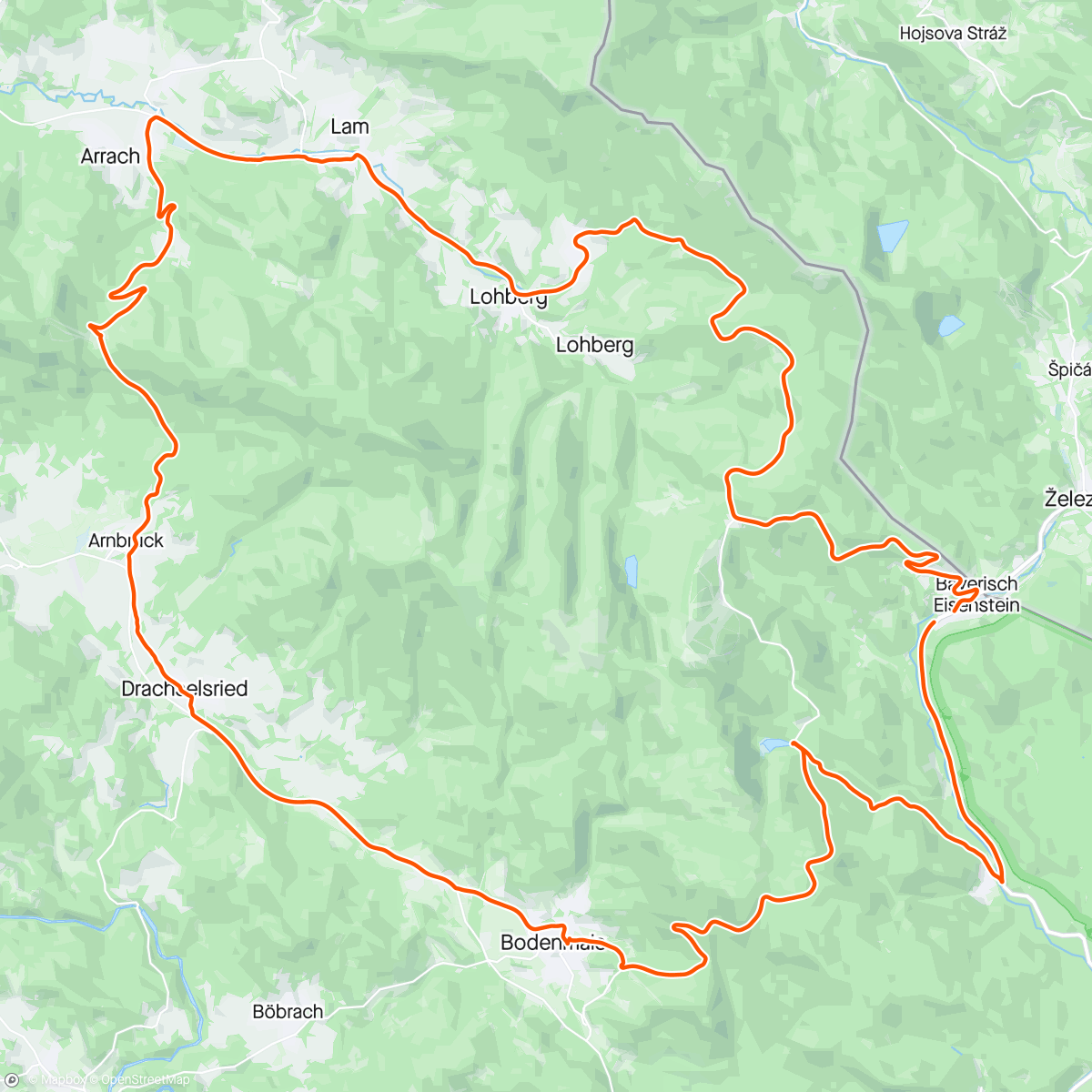 Mappa dell'attività Im Woid fast verhungert 🙈