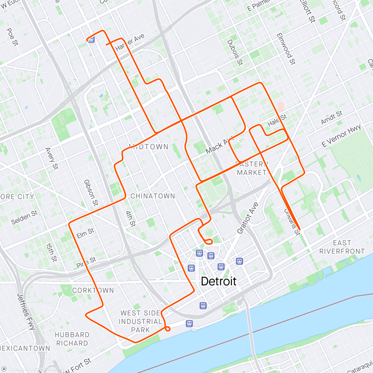 Map of the activity, Fan Ride