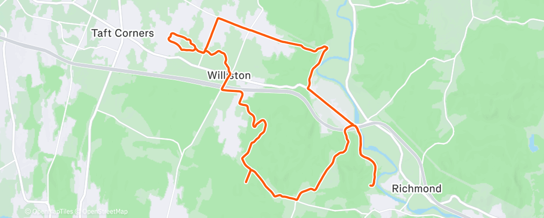 Mapa de la actividad (Morning Run)