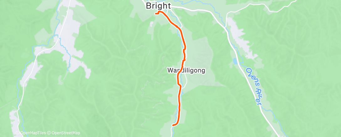 Peta aktivitas, Morning Run