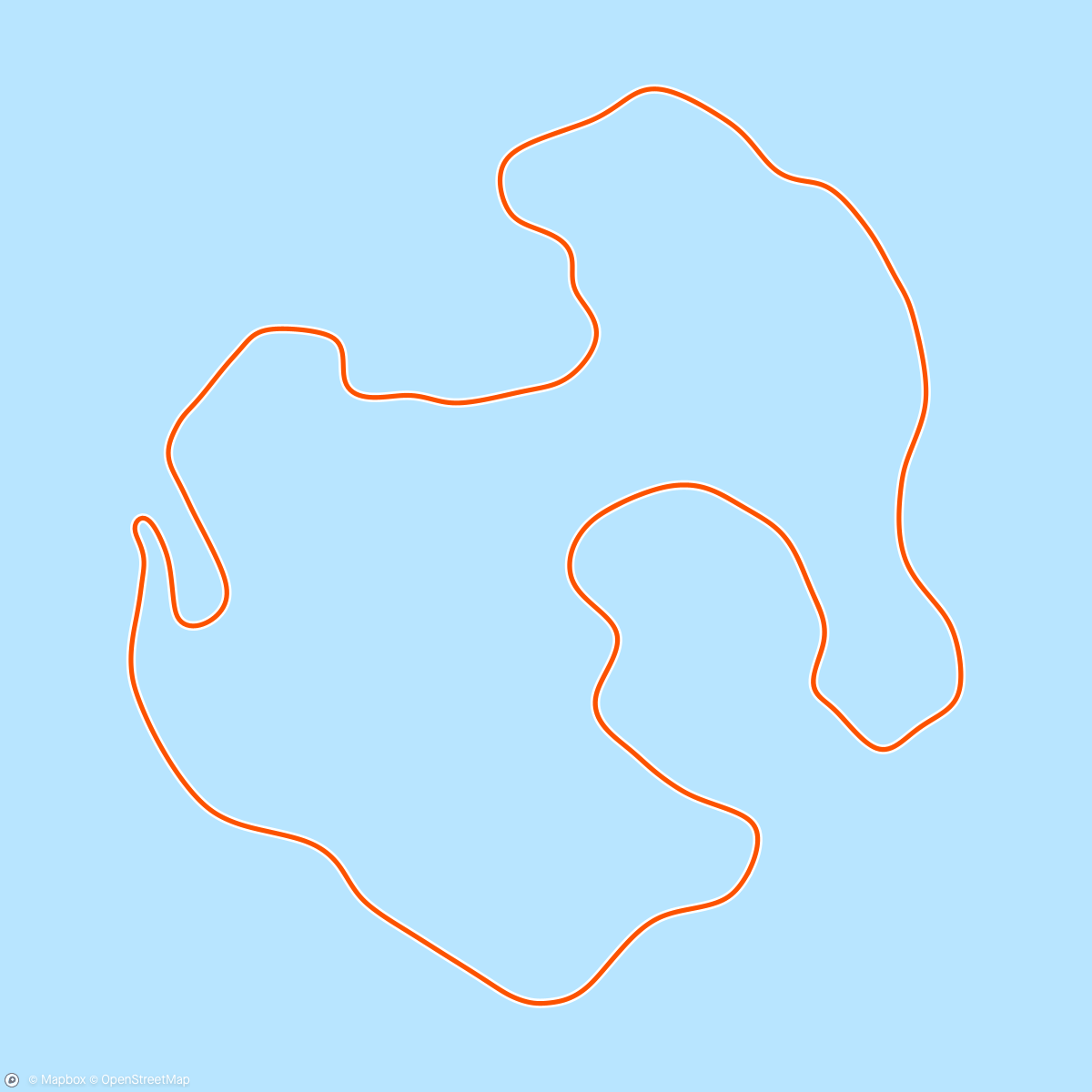 Map of the activity, Zwift - 5k Test in Watopia