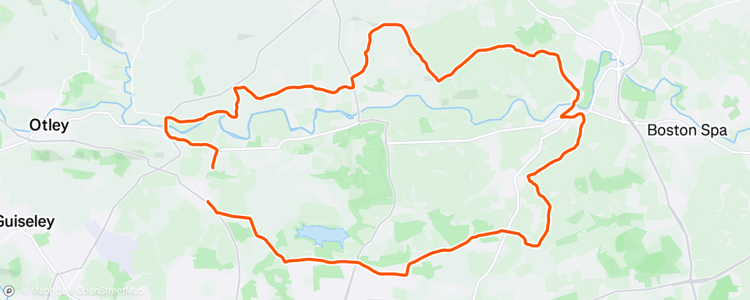 Карта физической активности (Afternoon Ride)