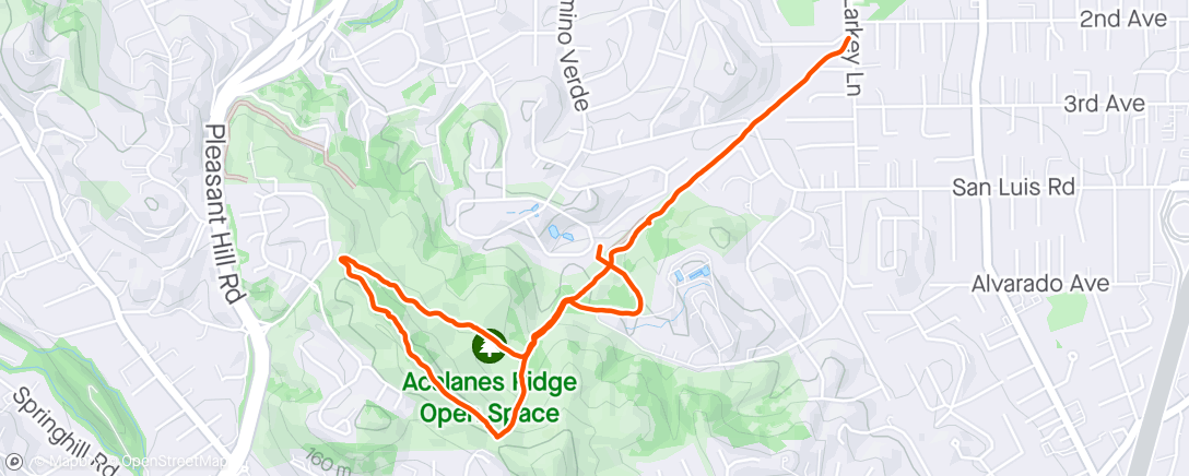 Map of the activity, First hike with the Brothers