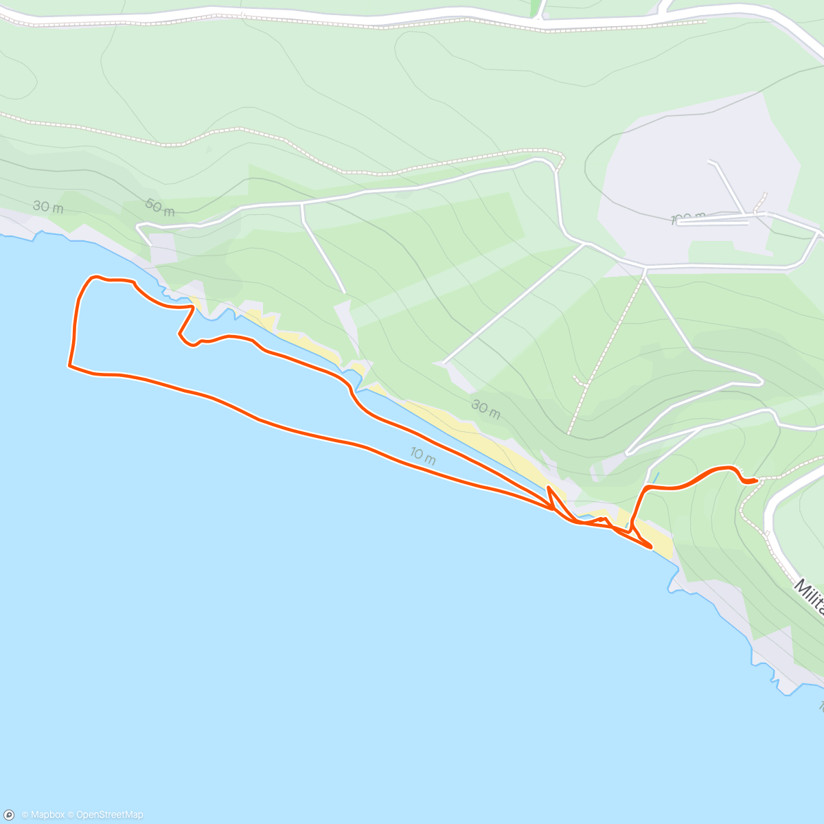 Map of the activity, Morning beagle Walk 🌞🐾🐾🐾