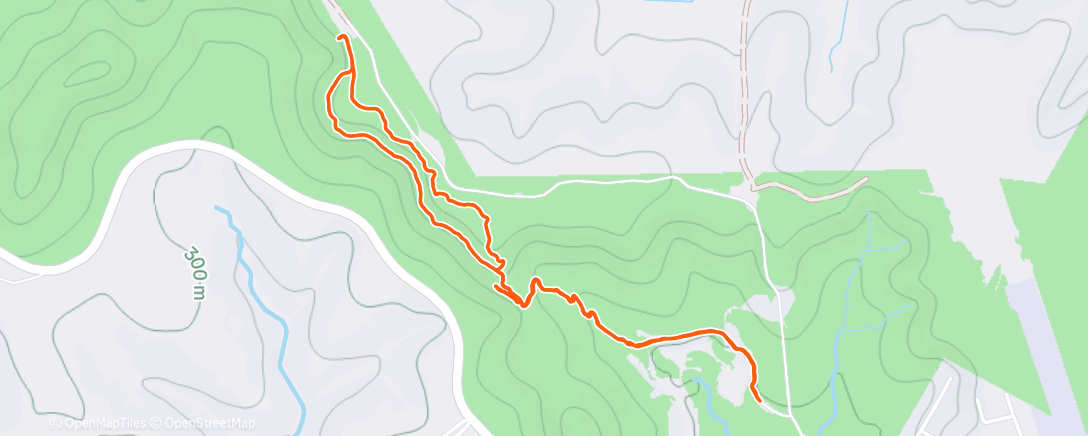 Map of the activity, Lunch Hike