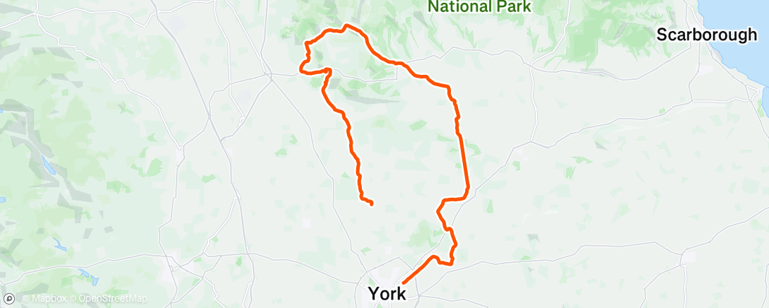 Map of the activity, Afternoon Ride