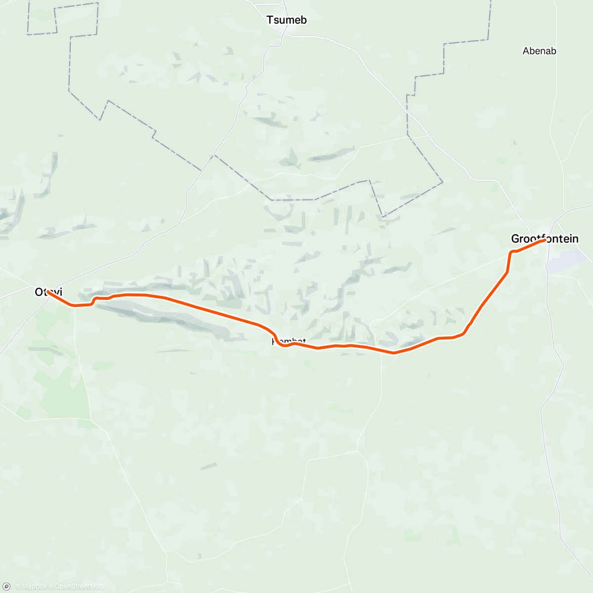 Map of the activity, Slow morning, beautiful views & the first mountains after 4 weeks