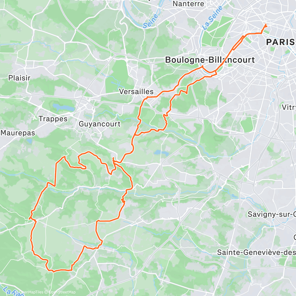 Map of the activity