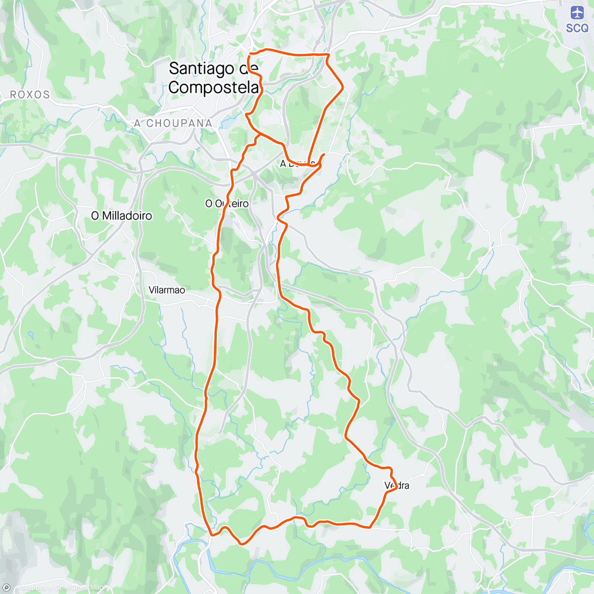 アクティビティ「Vuelta al invierno 😨」の地図