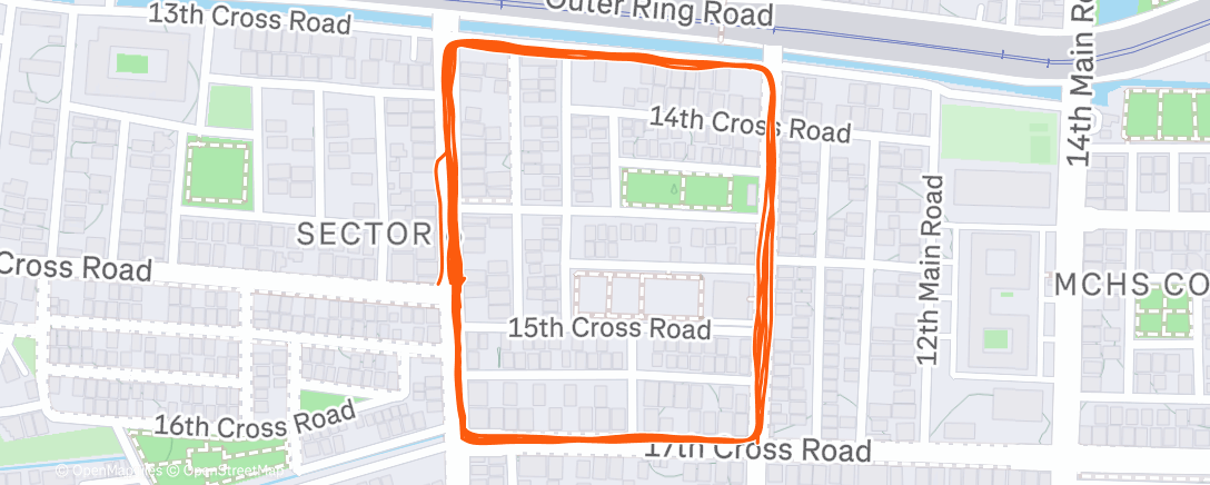 Карта физической активности (Morning Run)