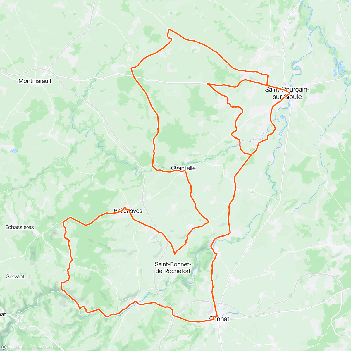 Map of the activity, Dauphiné S1-6º