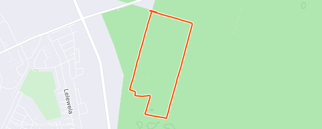 Map of the activity, Lunch Walk