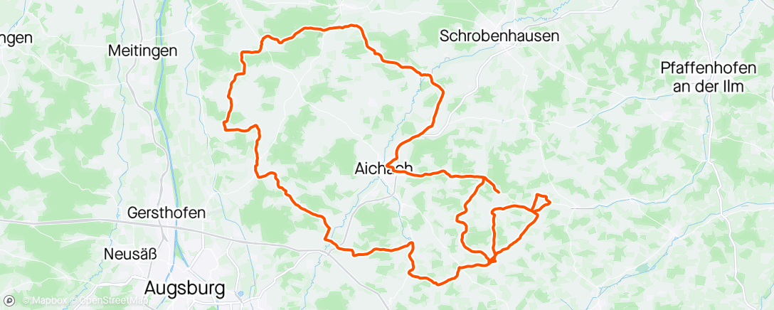Карта физической активности (Fahrt am Morgen)