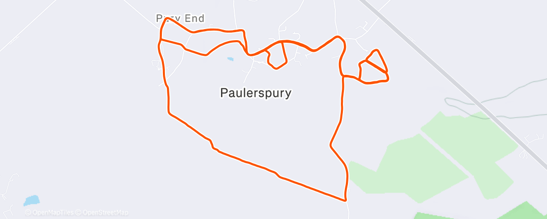 Карта физической активности (Morning Run)