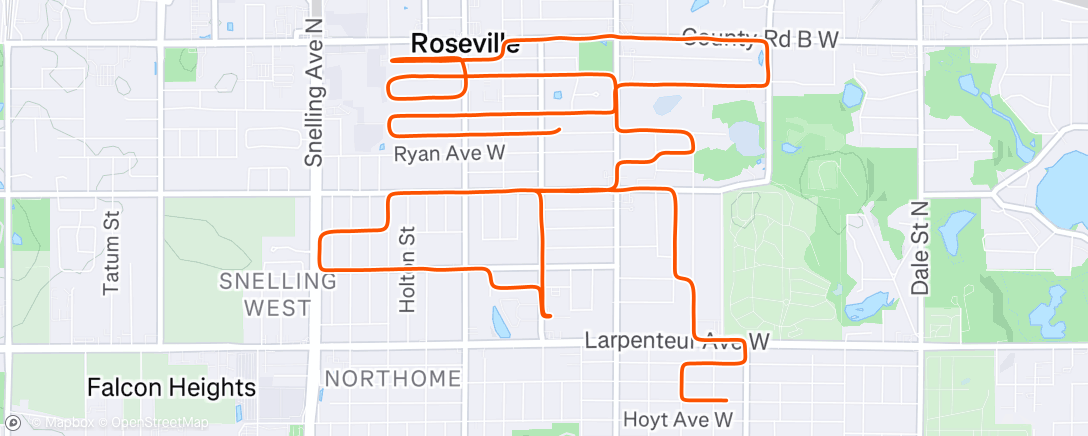 Mappa dell'attività Morning Run